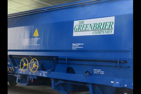 The Greenbrier Companies received orders for 700 wagons worth $50m in Q2 to February 28 2017.